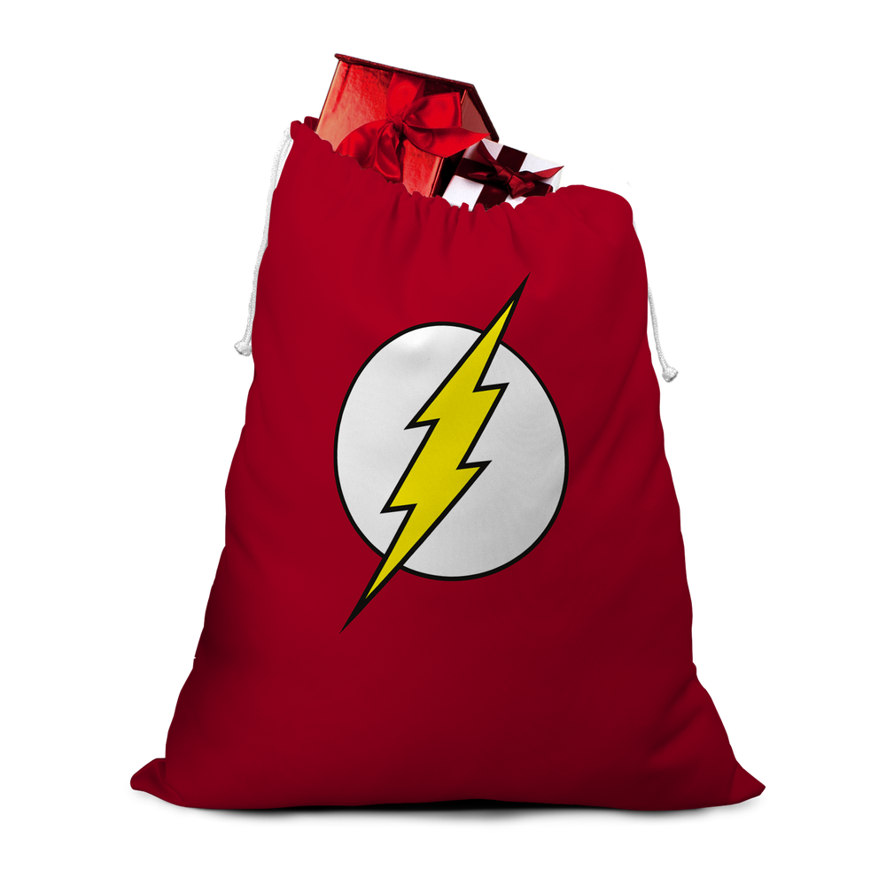 The Flash Logo Christmas Santa Sack Bild 1