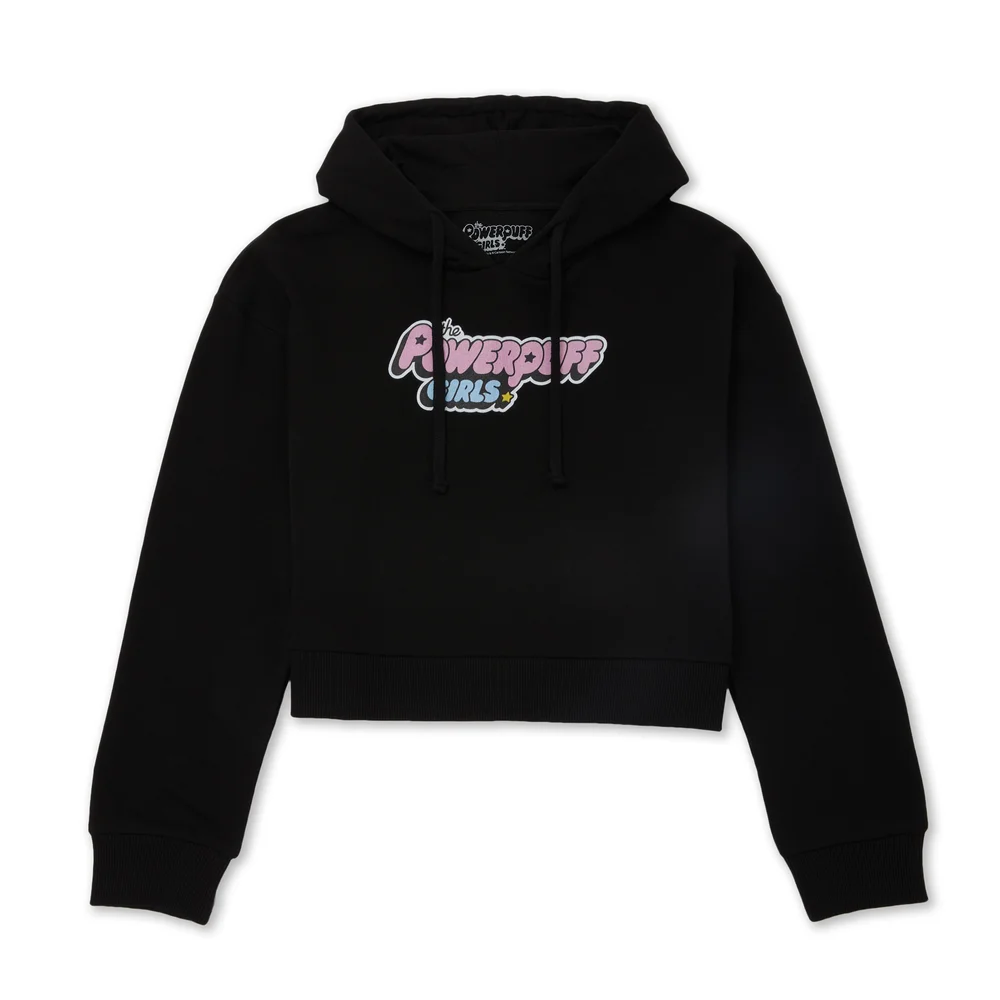 Powerpuff Girls Logo Women's Cropped Hoodie - Black - XS - Schwarz Bild 1