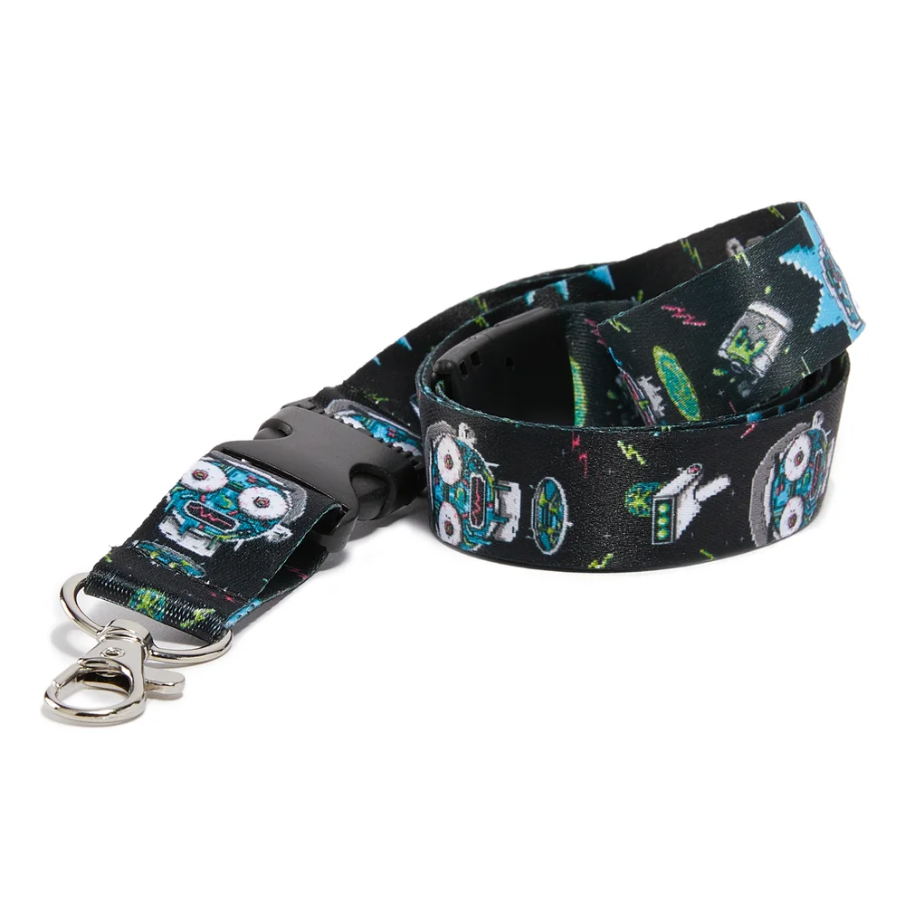 Akedo x Rick and Morty Pixelverse Lanyard Bild 1