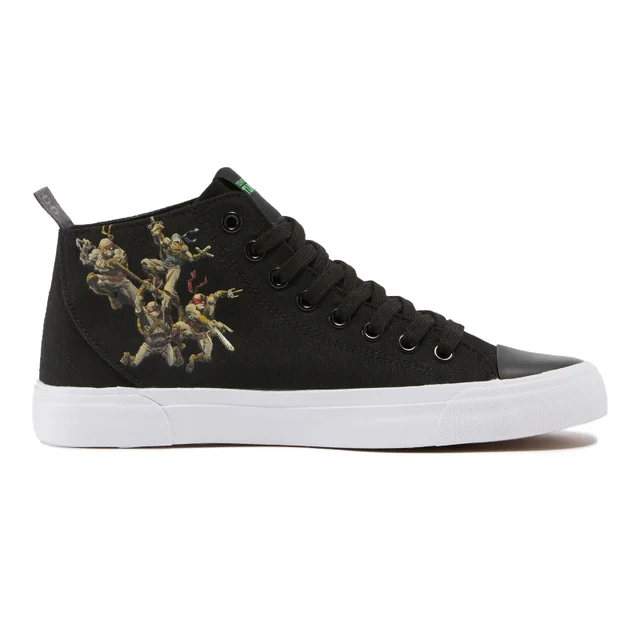 Akedo x TMNT Comics High Top - Black