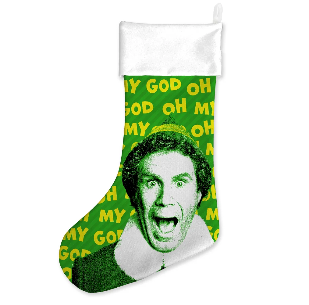 Elf Oh My God! Santa's Coming! Christmas Stocking Bild 1