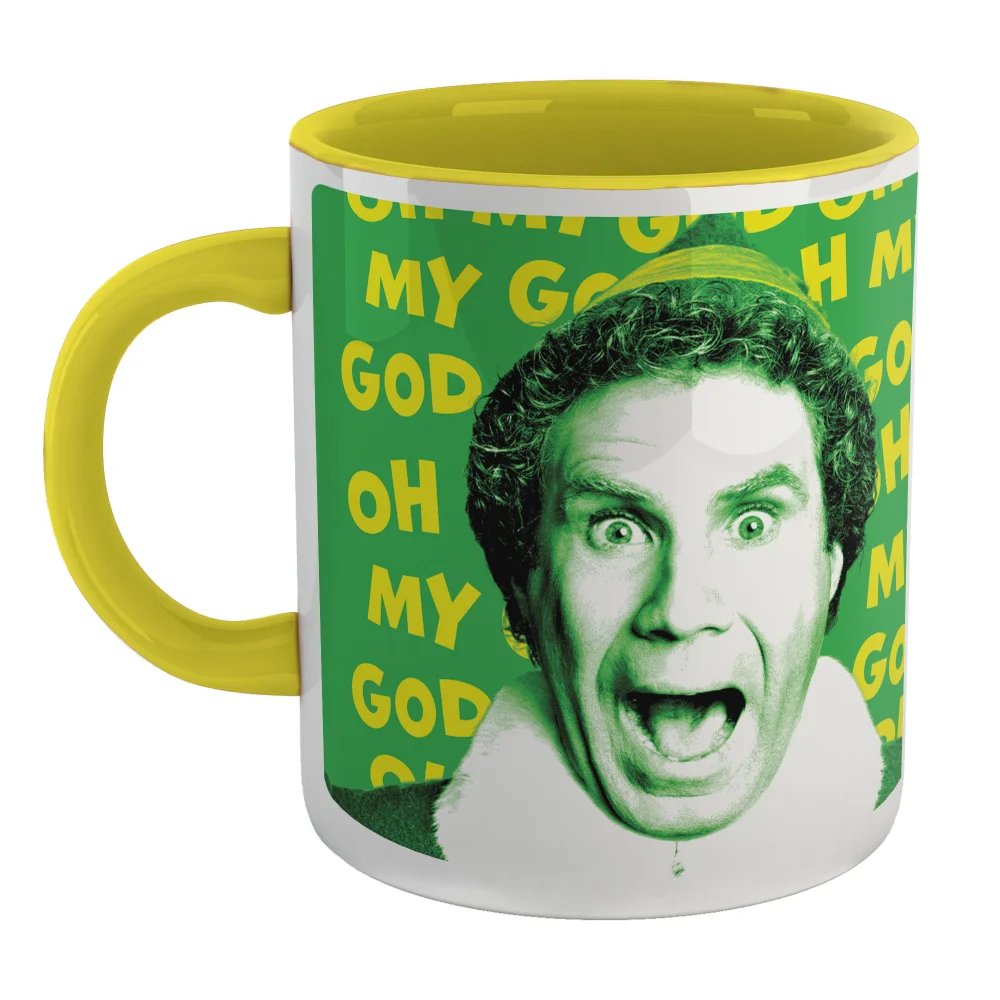 Elf Oh My God! Santa's Coming! Mug - Yellow Bild 1