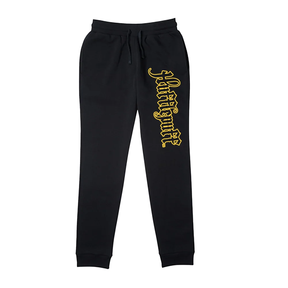Harry Potter Hufflepuff Script Joggers - Black - S Bild 1