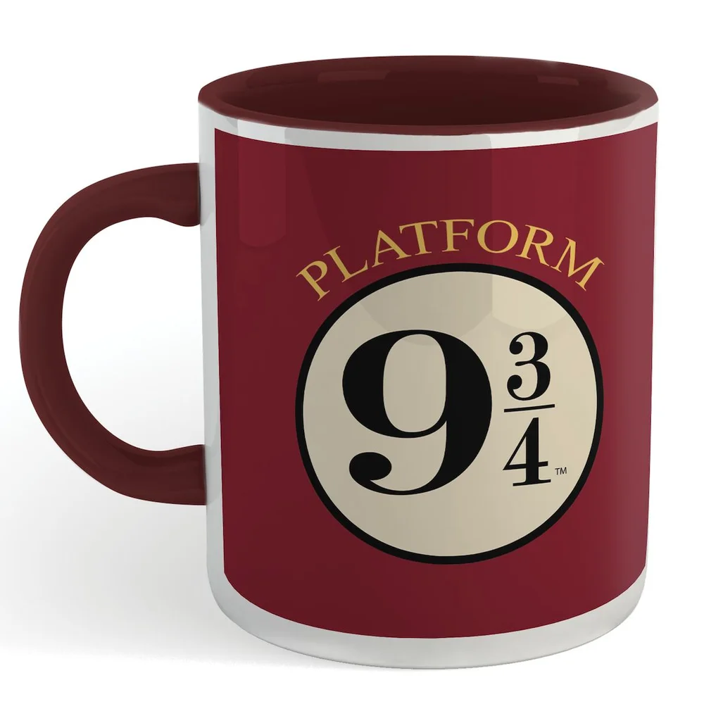 Harry Potter Platform 9 3/4 Mug - Burgundy Bild 1