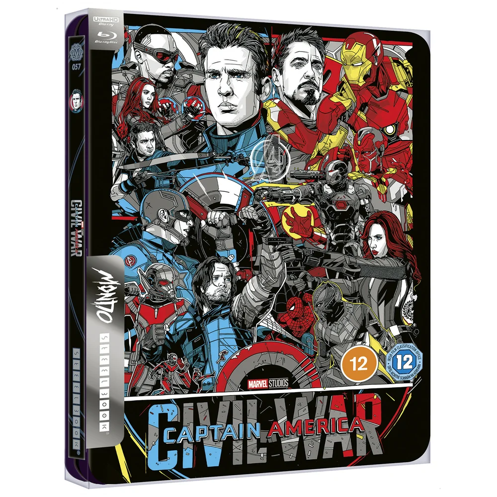 Marvel Studios Captain America: Civil War – Mondo #57 Zavvi Exclusive 4K Ultra HD Steelbook (includes Blu-ray) Bild 1