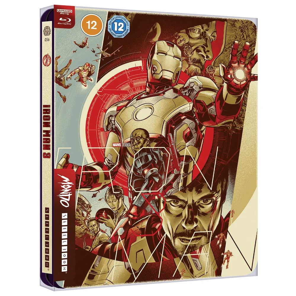 Marvel Studios Iron Man 3 – Mondo #56 Zavvi Exclusive 4K Ultra HD Steelbook (includes Blu-ray) Bild 1