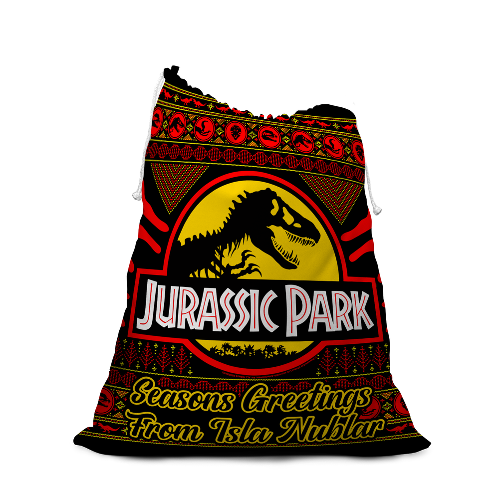 Seasons Greetings From Isla Nublar Christmas Santa Sack Bild 1