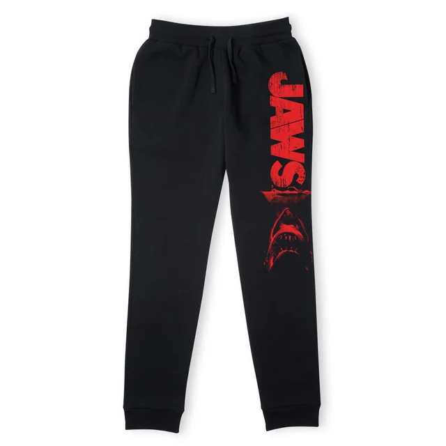 Jaws Classic Poster Joggers - Black