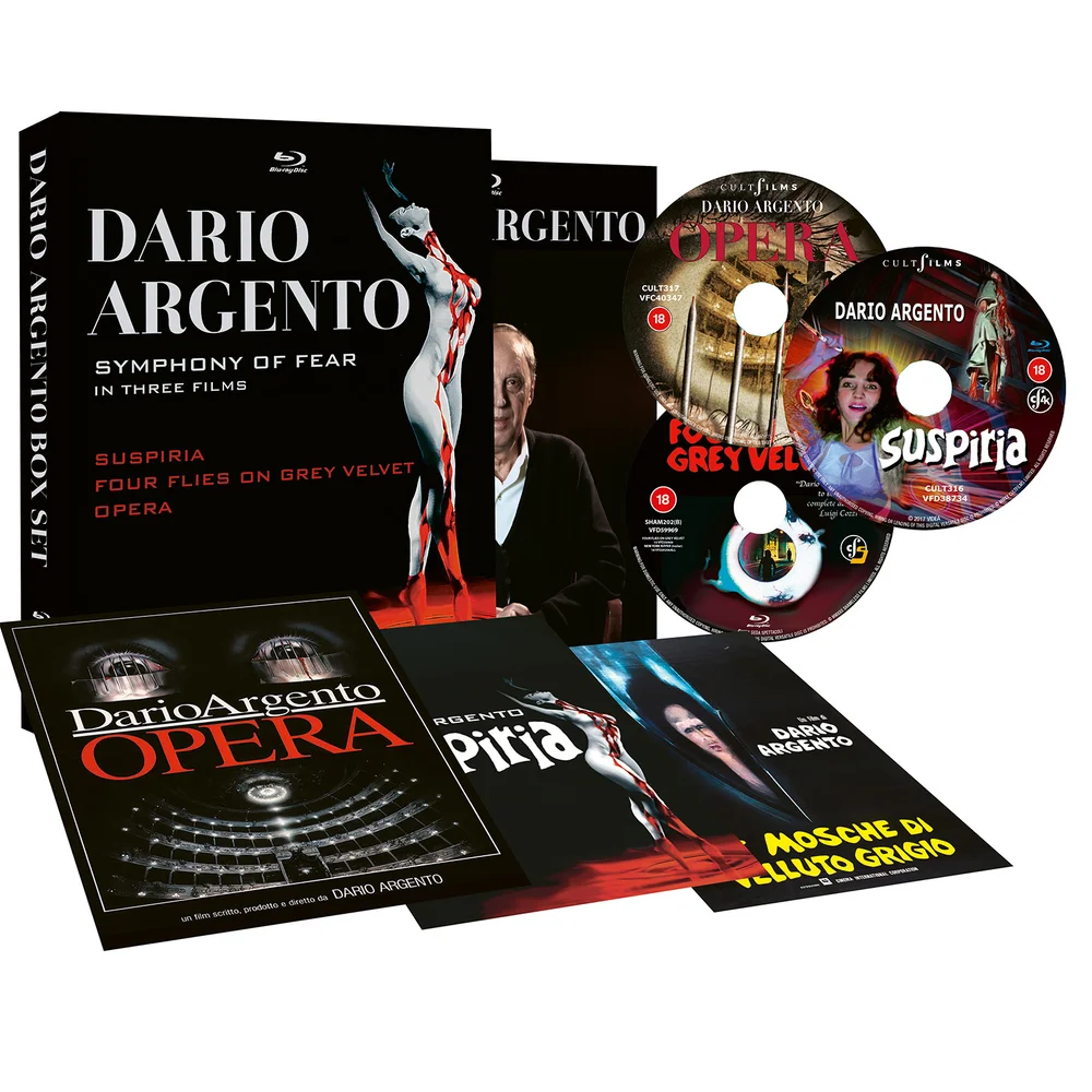 Dario Argento Box Set (Suspiria, Opera, Four Flies on Grey Velvet) Bild 1