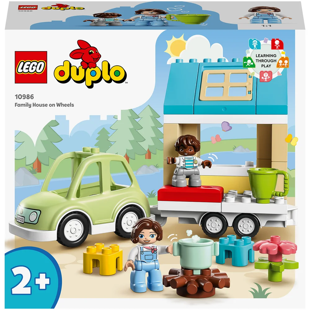 LEGO DUPLO Zuhause auf Rädern, Spielzeugauto mit großen Steinen (10986) Bild 1
