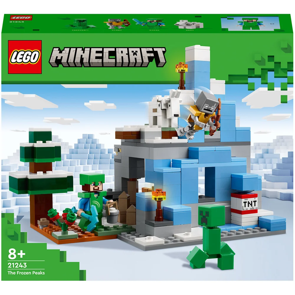 LEGO Minecraft: Die Vereisten Gipfel Set & Höhle, Spielzeug mit Figuren (21243) Bild 1