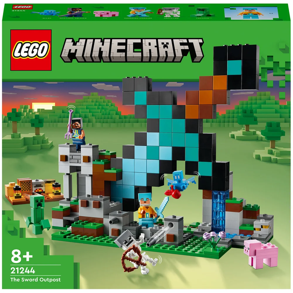 LEGO Minecraft: Der Schwert-Außenposten Set, Spielzeug mit Figuren (21244) Bild 1