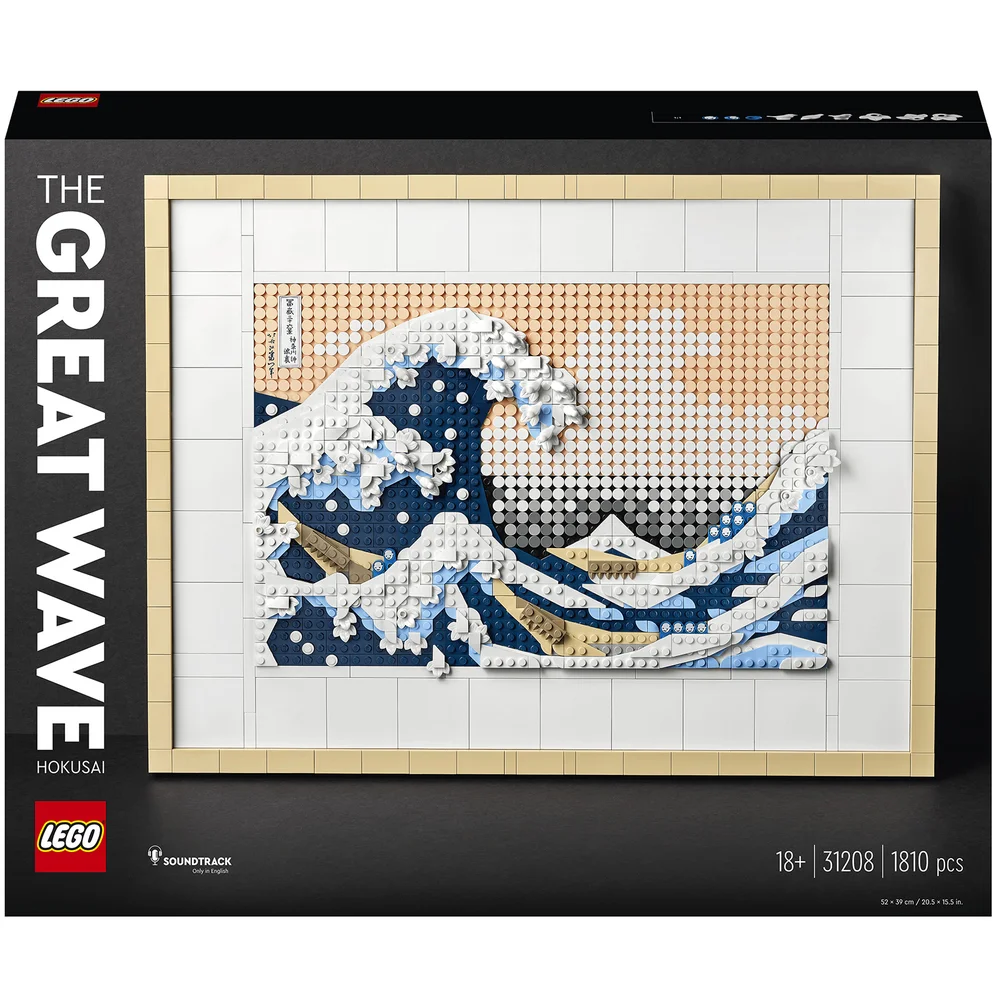LEGO Art Hokusai – Große Welle, Japanische Wanddeko, Bastelset DYI (31208) Bild 1