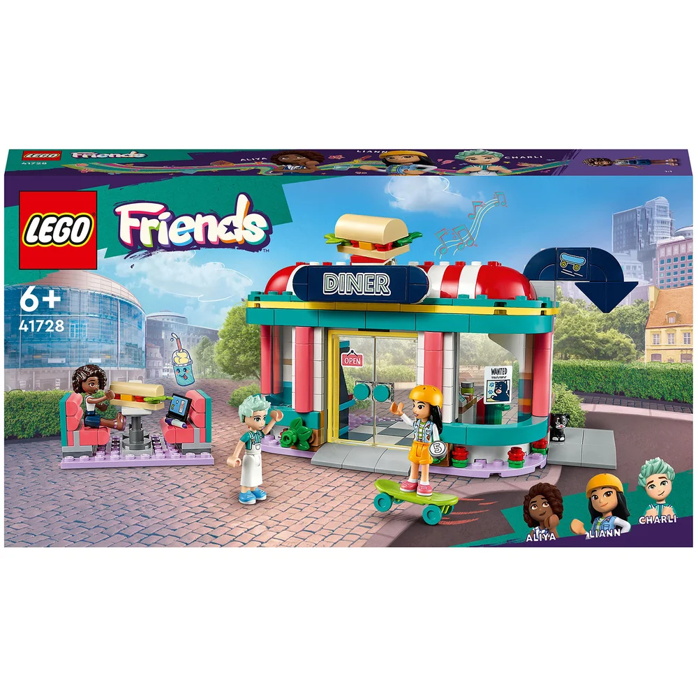 LEGO Friends: Restaurant in der Innenstadt mit Mini-Puppen (41728) Bild 1