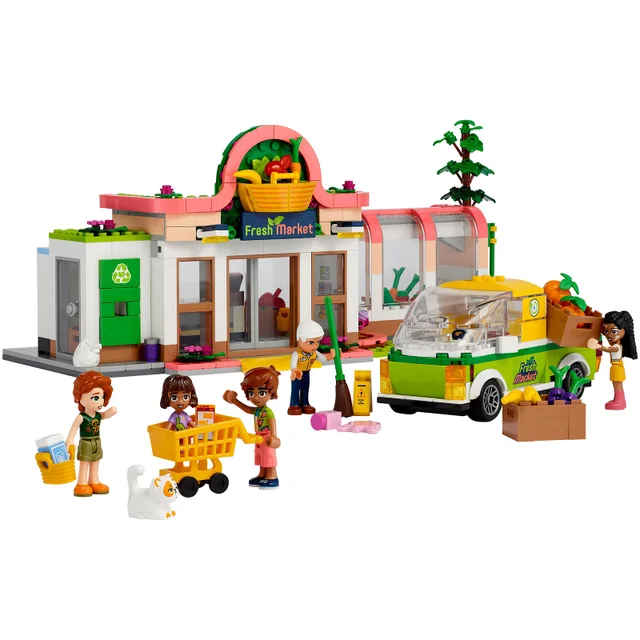 LEGO Friends: Bio-Laden, Supermarkt Spielset mit Mini-Puppen (41729)