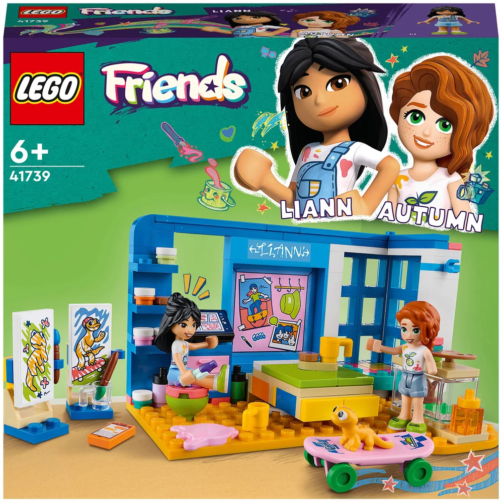 LEGO Friends: Lianns Zimmer, Mini-Puppen und Spielzeug-Tier-Set (41739) Bild 1