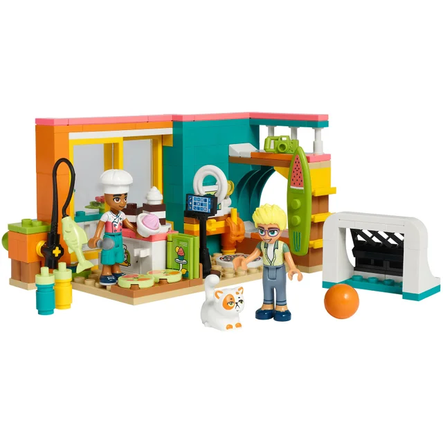 LEGO Friends: Leos Zimmer Spielzeug mit Mini-Puppen und Haustieren (41754)