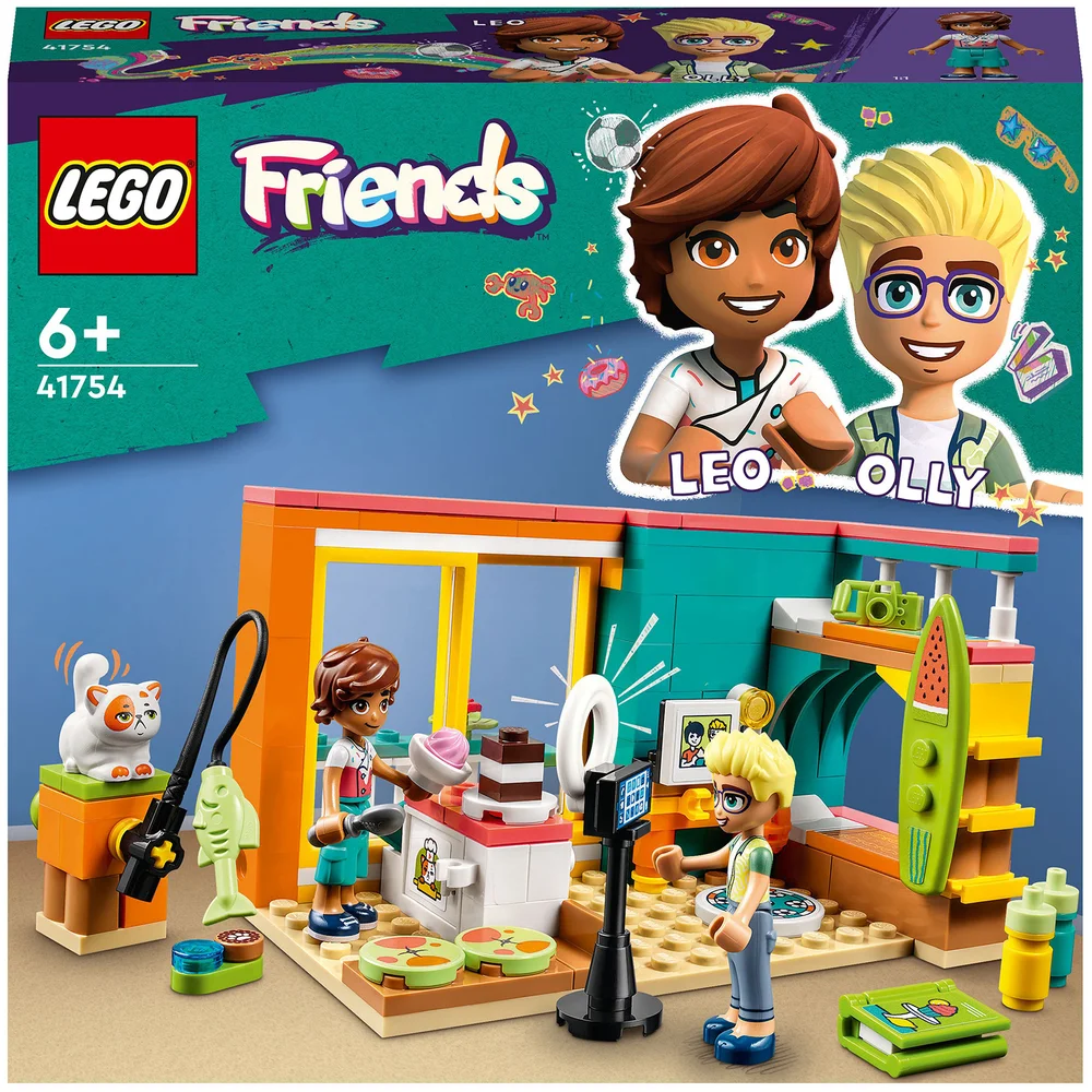 LEGO Friends: Leos Zimmer Spielzeug mit Mini-Puppen und Haustieren (41754) Bild 1