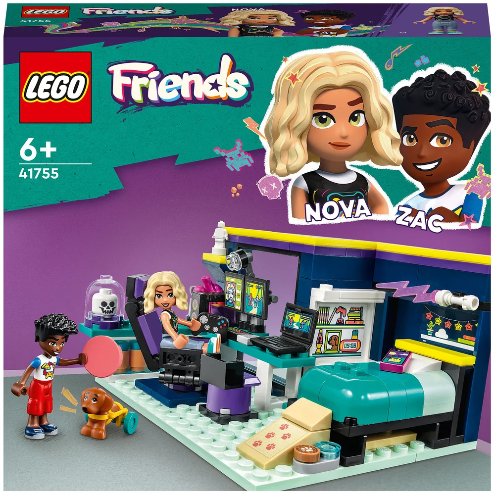 LEGO Friends: Novas Zimmer Mini-Puppen Schlafzimmer Spielzeug (41755) Bild 1