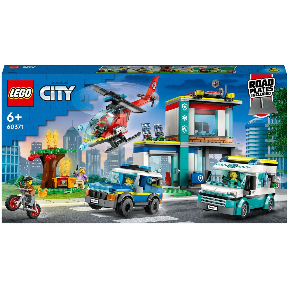 LEGO City: Hauptquartier der Rettungsfahrzeuge Set (60371) Bild 1
