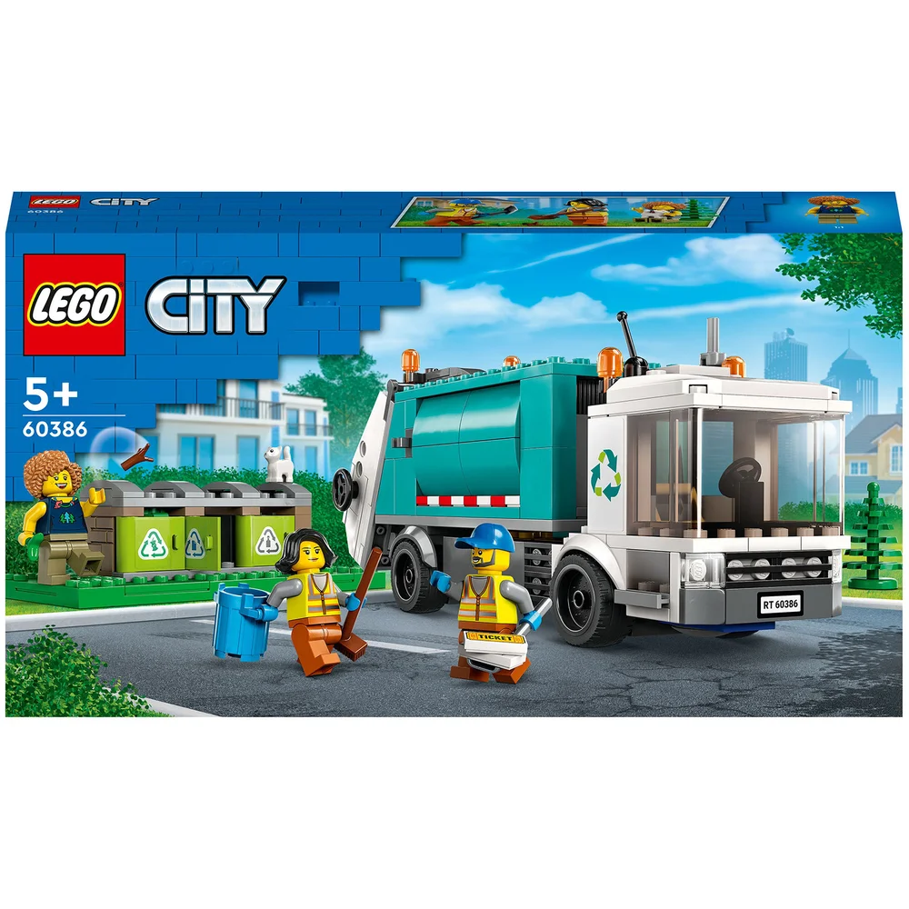 LEGO City: Müllabfuhr, Müllwagen Spielzeug für Kinder ab 5 Jahren (60386) Bild 1