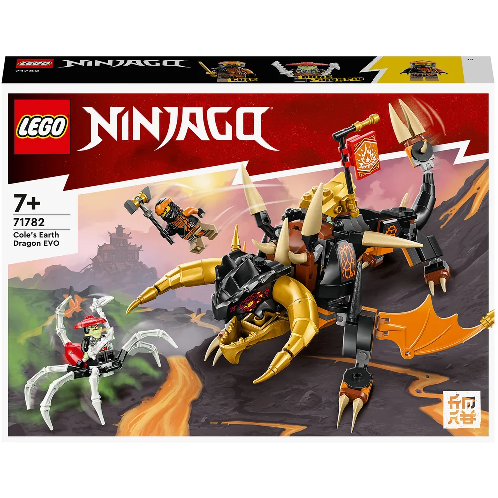 LEGO NINJAGO: Coles Erddrache EVO, Drachen-Spielzeug mit Figuren (71782) Bild 1