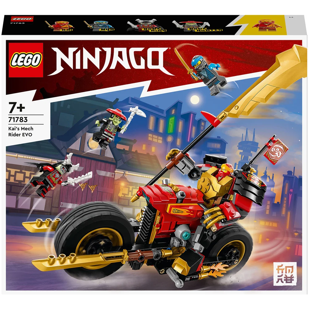 LEGO NINJAGO: Kais Mech-Bike EVO, Ninja Motorrad Spielzeug (71783) Bild 1