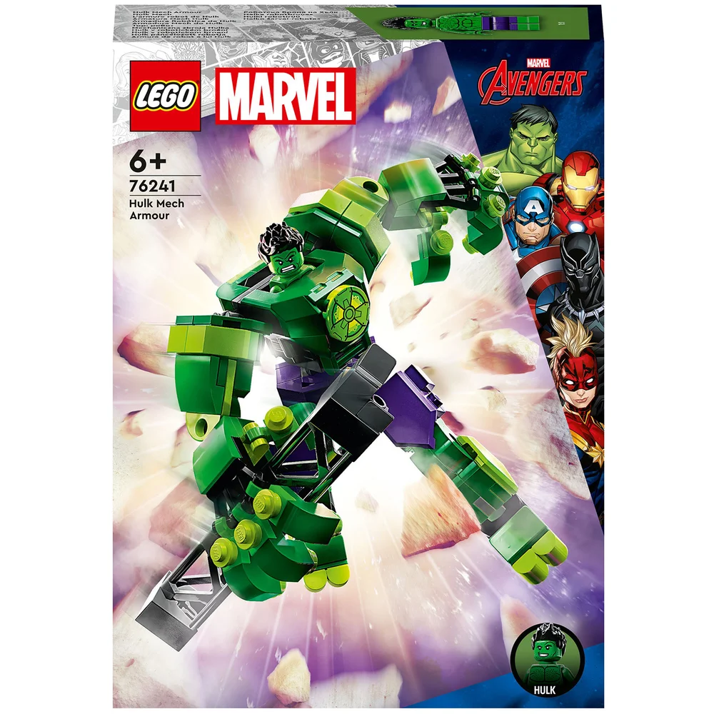 LEGO Marvel Hulk Mech Set, Avengers-Spielzeug Action-Figur (76241) Bild 1