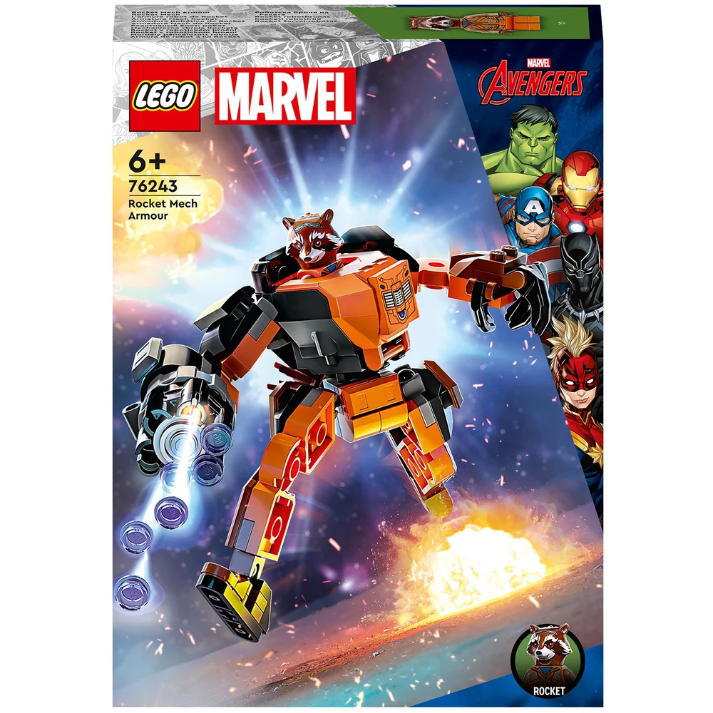 LEGO Marvel Rocket Mech, Action-Figur aus Guardians of the Galaxy (76243) Bild 1