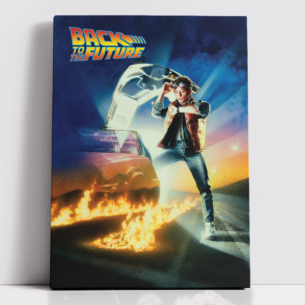 Decorsome x Back To The Future Classic Poster Rectangular Canvas - 12x18 inch Bild 1