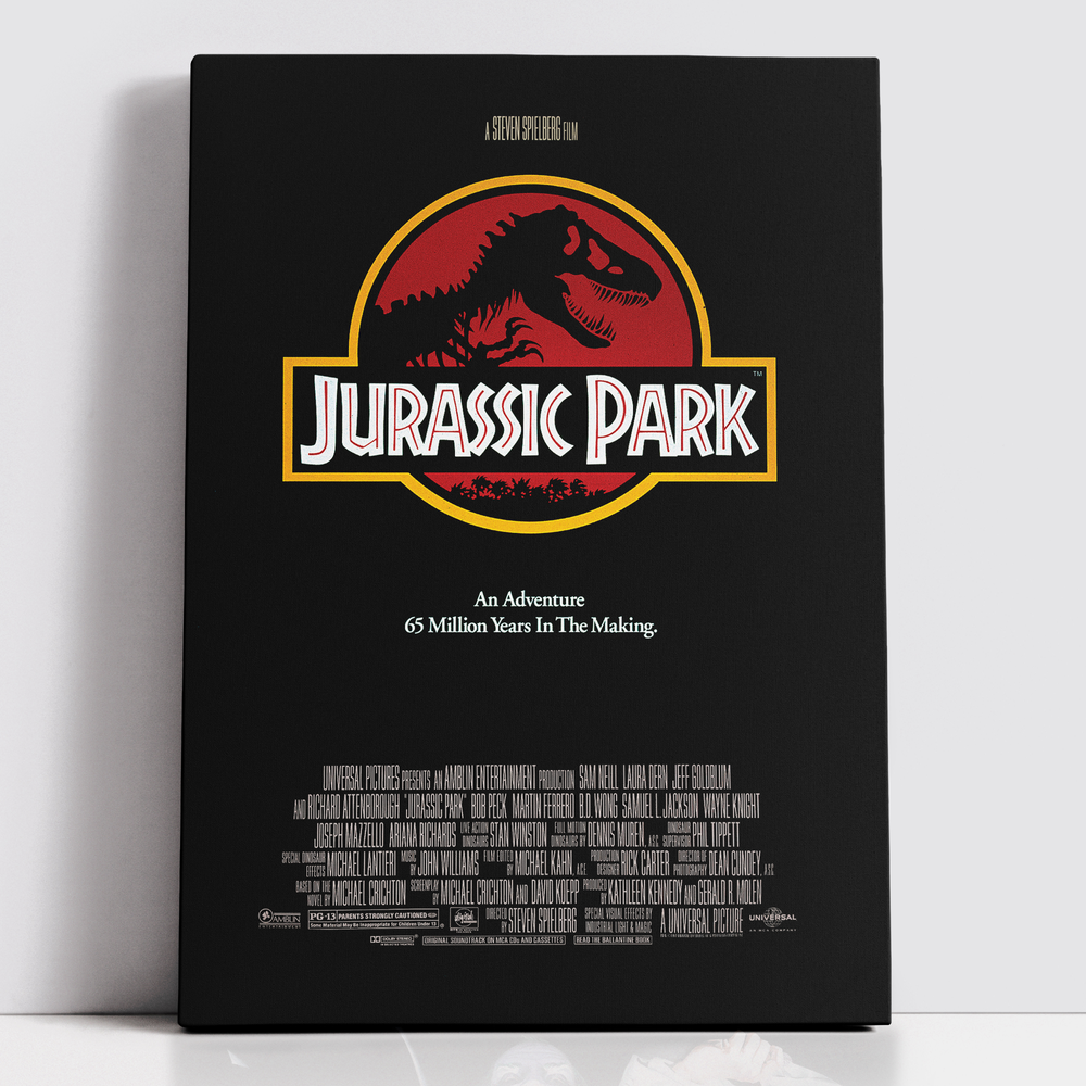 Decorsome x Jurassic Classic Poster Rectangular Canvas - 12x18 inch Bild 1