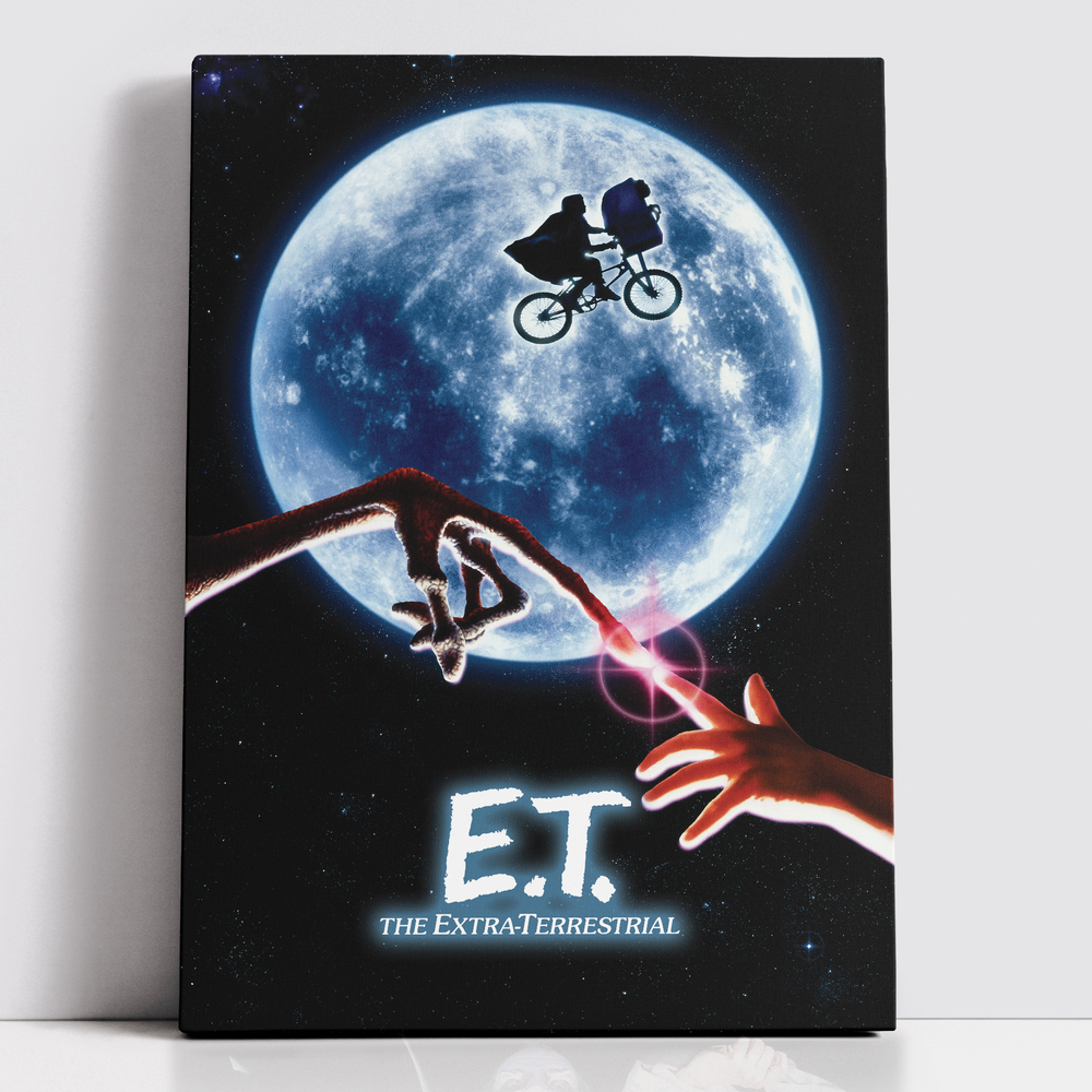 Decorsome x E.T. the Extra-Terrestrial Classic Poster Rectangular Canvas - 12x18 inch Bild 1