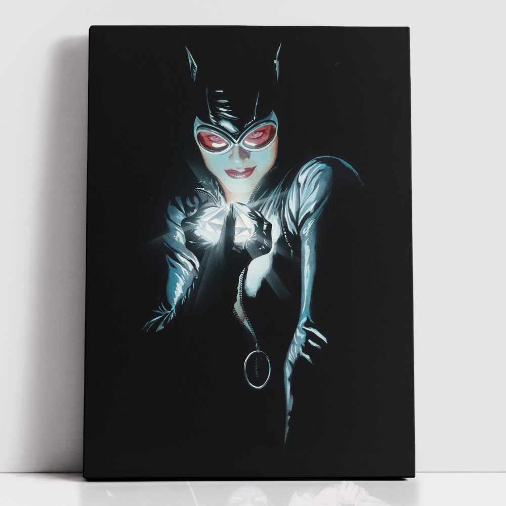Decorsome x Batman Alex Ross - Catwoman Rectangular Canvas - 12x18 inch Bild 1