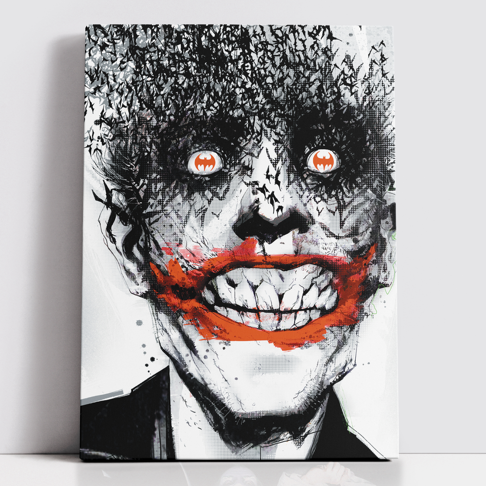 Decorsome x Batman Jock - The Joker Rectangular Canvas - 12x18 inch Bild 1