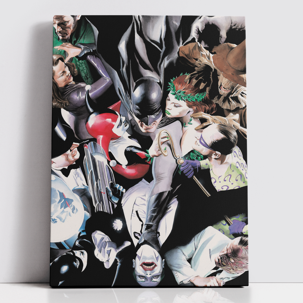 Decorsome x Batman Rogues Gallery Rectangular Canvas - 12x18 inch Bild 1