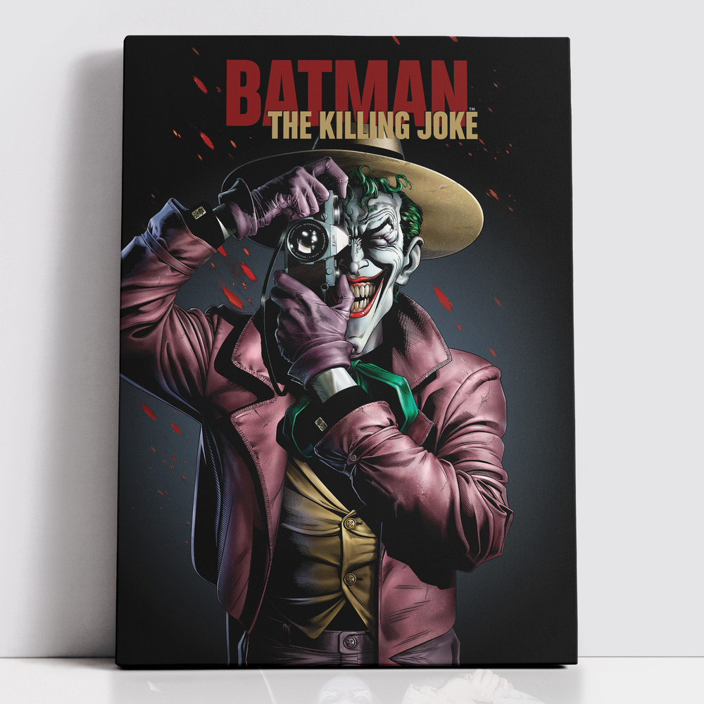 Decorsome x Batman The Killing Joke Rectangular Canvas - 12x18 inch Bild 1