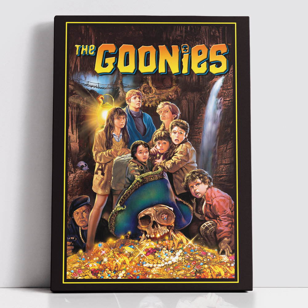 Decorsome x The Goonies Cover Art Rectangular Canvas - 12x18 inch Bild 1