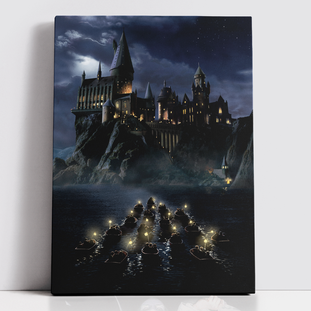 Decorsome x Harry Potter Hogwarts Castle Rectangular Canvas - 12x18 inch Bild 1