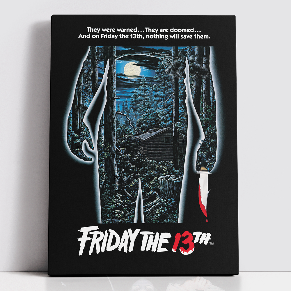 Decorsome x Friday the 13th Classic Poster Rectangular Canvas - 12x18 inch Bild 1