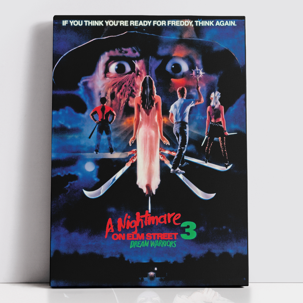 Decorsome x A Nightmare On Elm Street Dream Warriors Rectangular Canvas - 12x18 inch Bild 1