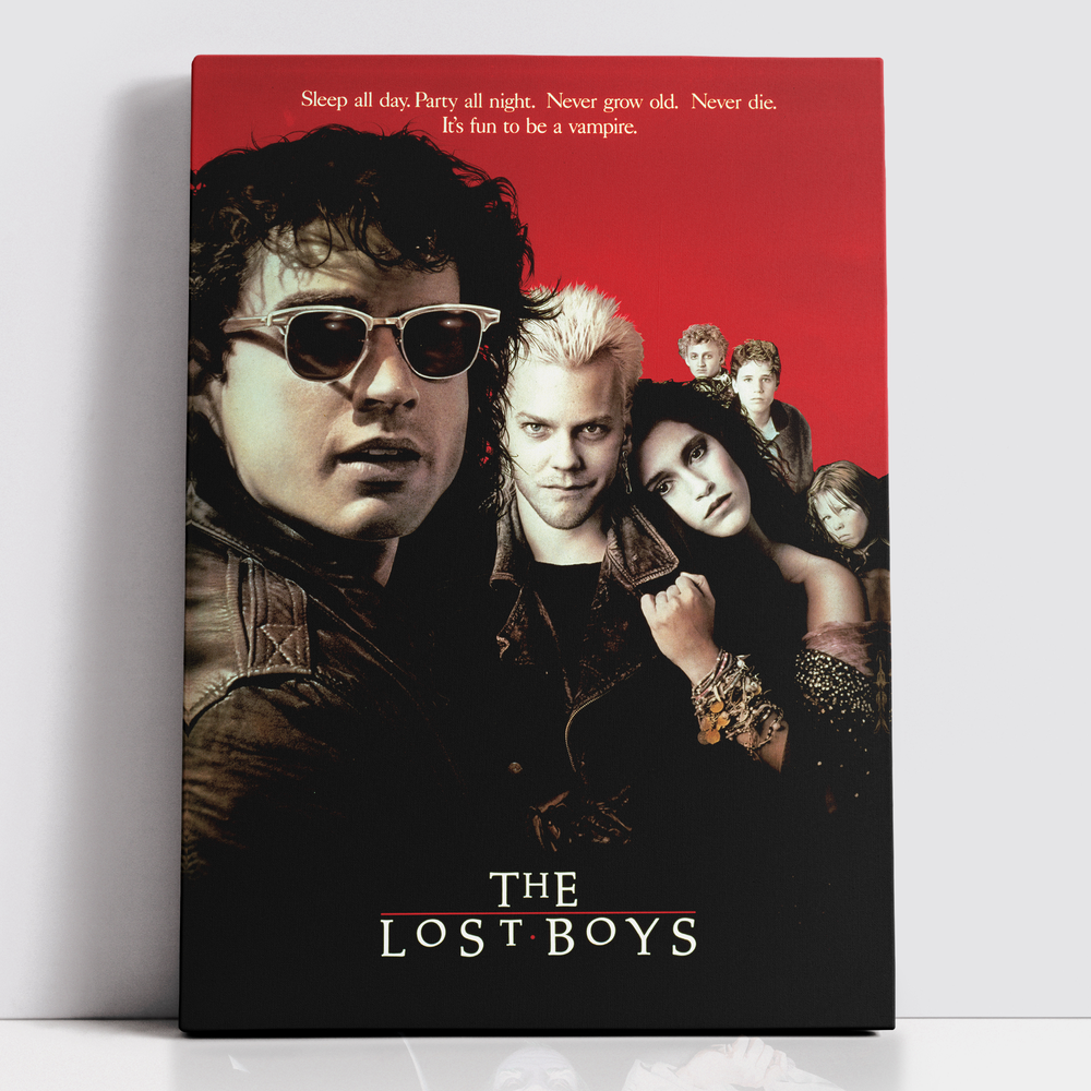 Decorsome x The Lost Boys Classic Poster Rectangular Canvas - 12x18 inch Bild 1