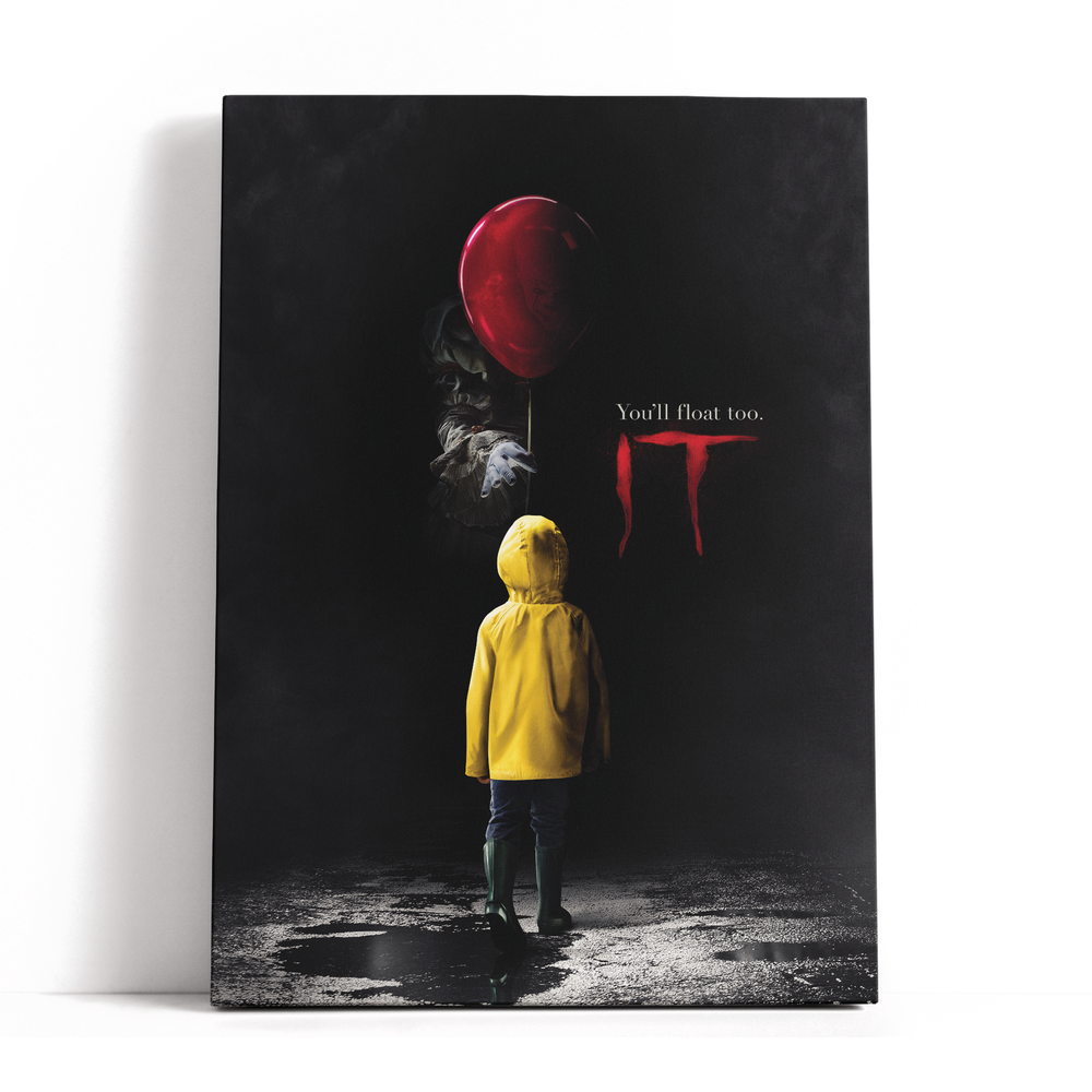 Decorsome x IT Chapter 1 (2017) It Chapter One You'll Float Too Rectangular Canvas - 12x18 inch Bild 1