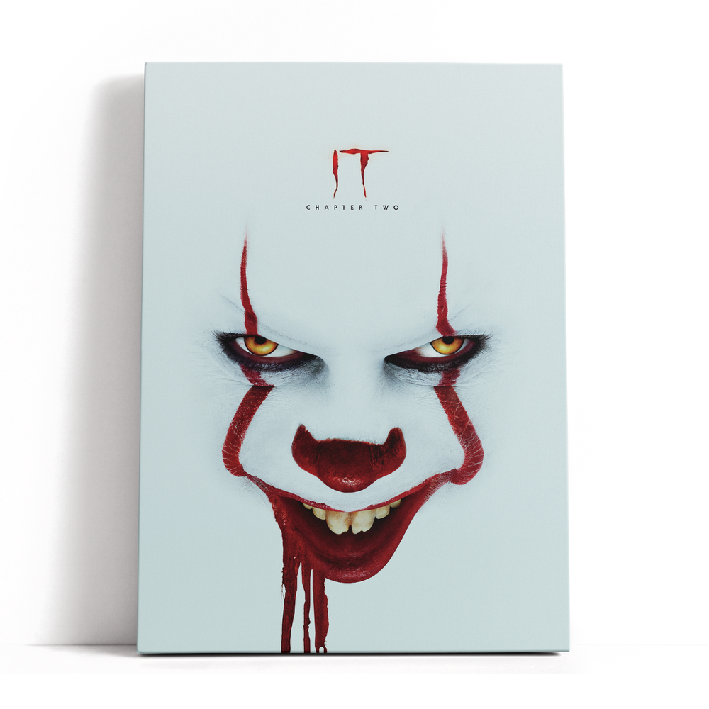 Decorsome x IT Chapter 2 Pennywise Face Rectangular Canvas - 12x18 inch Bild 1
