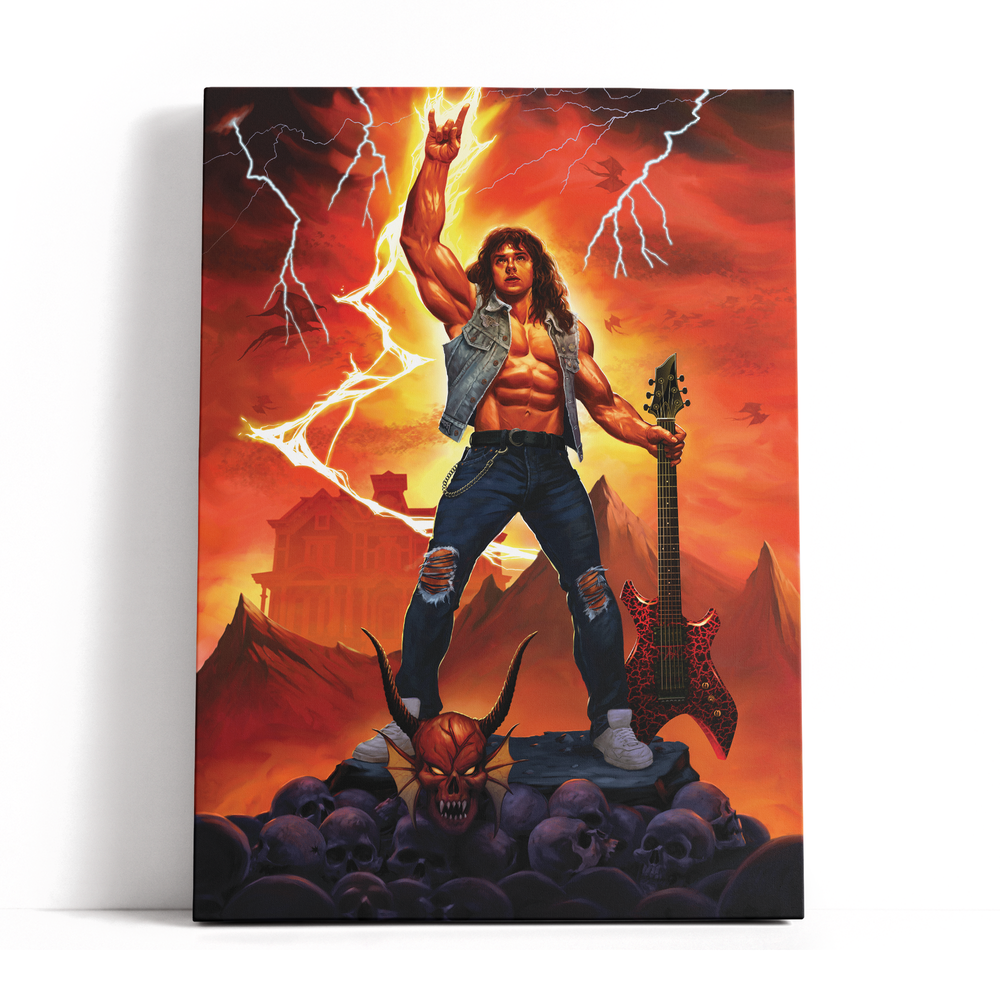 Decorsome x Stranger Things Eddie Munson Rectangular Canvas - 12x18 inch Bild 1