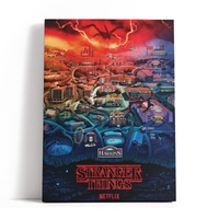 Decorsome x Stranger Things Hawkins Rectangular Canvas - undefined undefined