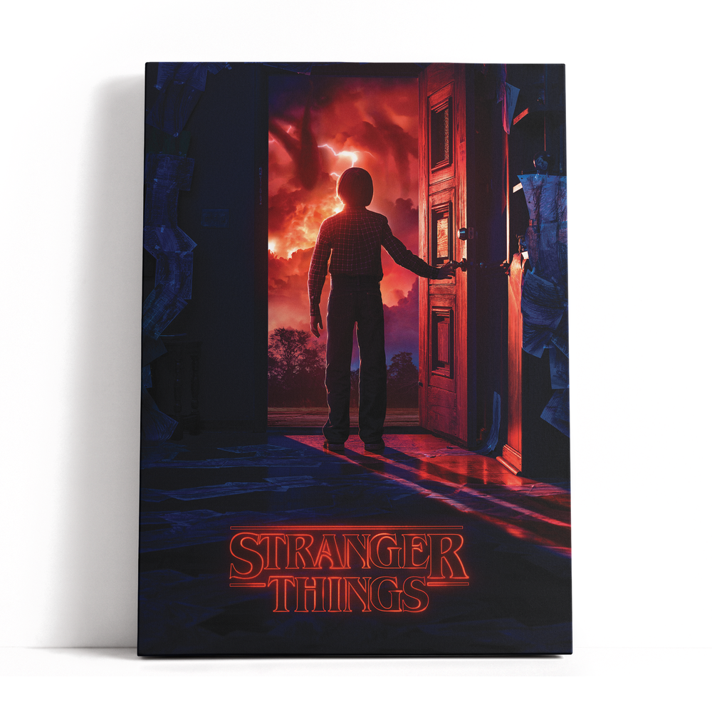 Decorsome x Stranger Things Poster Rectangular Canvas - 12x18 inch Bild 1