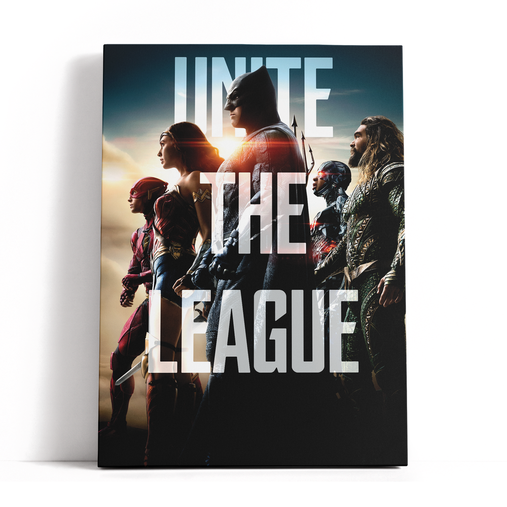 Decorsome x Justice League 2017 Unite The League Rectangular Canvas - 12x18 inch Bild 1