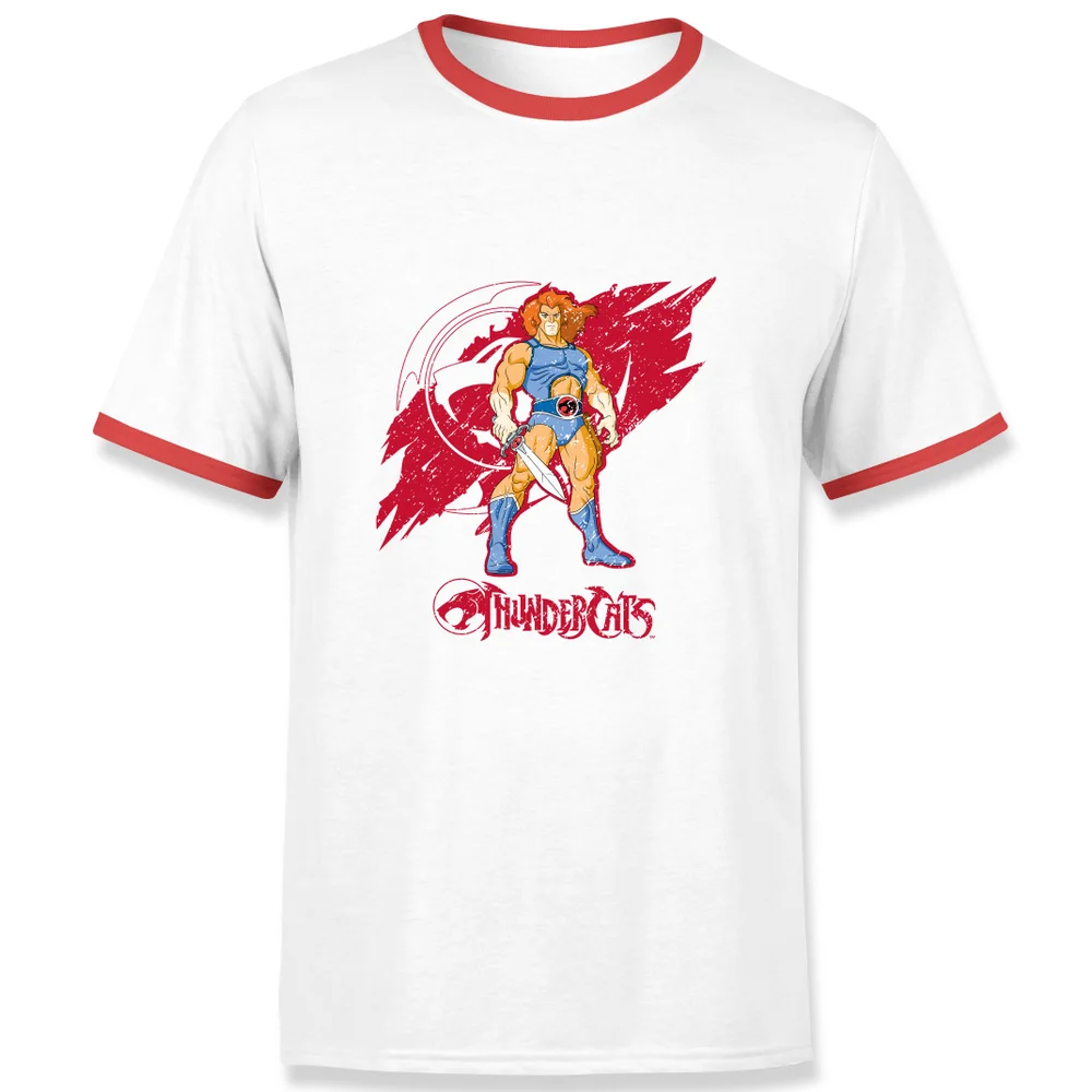Thundercats Lion-O Red Ringer T-Shirt - White/Red - S - White/Red Bild 1