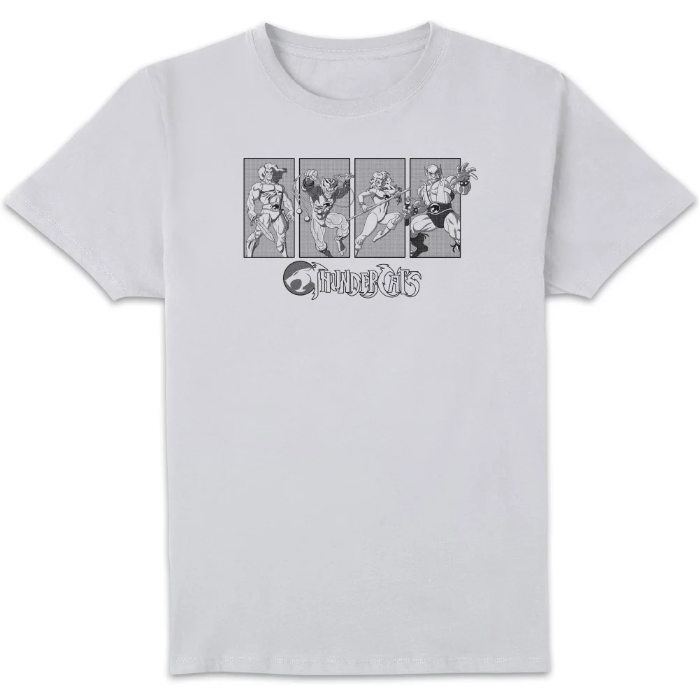 Thundercats Character Panels Unisex T-Shirt - White - S Bild 1