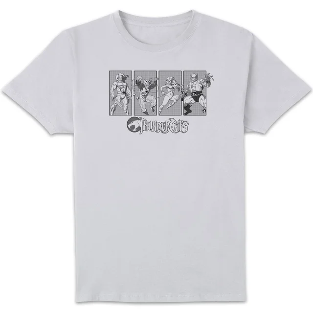 Thundercats Character Panels Unisex T-Shirt - White